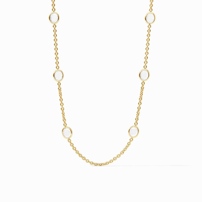Laguna Stone Station Necklace GOLD OS