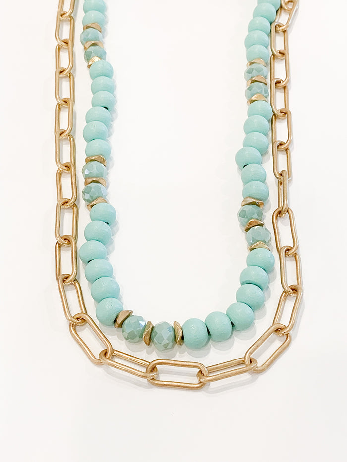 Lana Necklace on flat lay