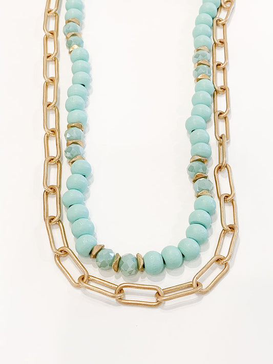Lana Necklace on flat lay