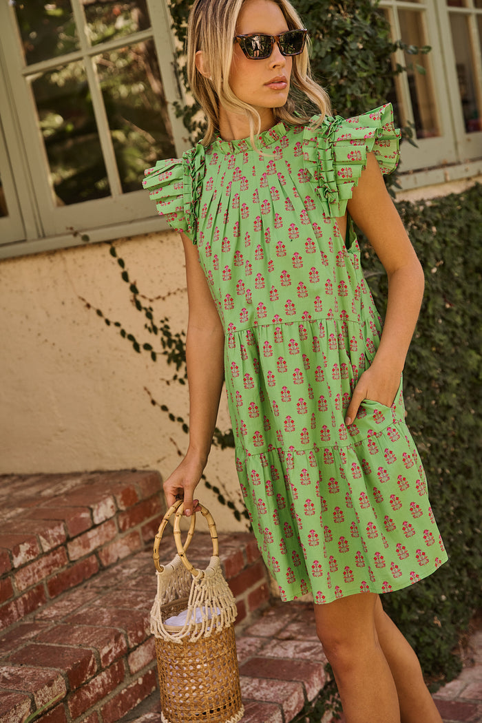 Lauren Shift Mini Dress Raidy Floral