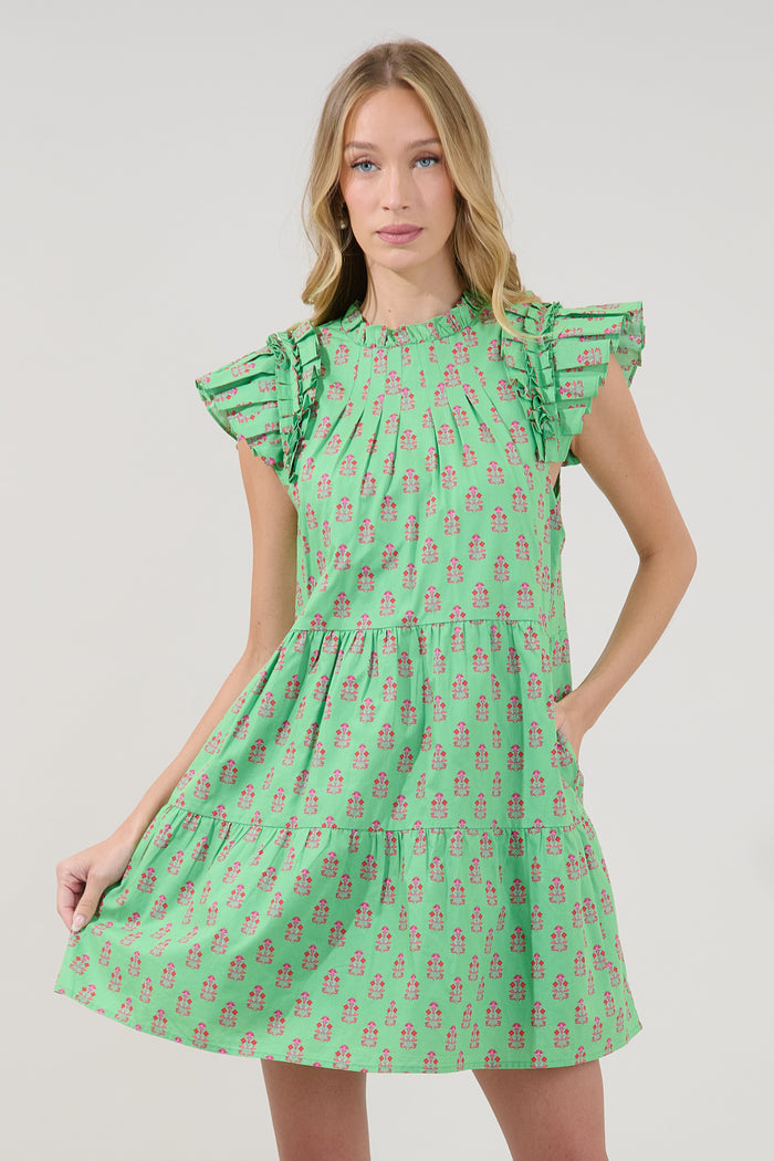 Lauren Shift Mini Dress Raidy Floral