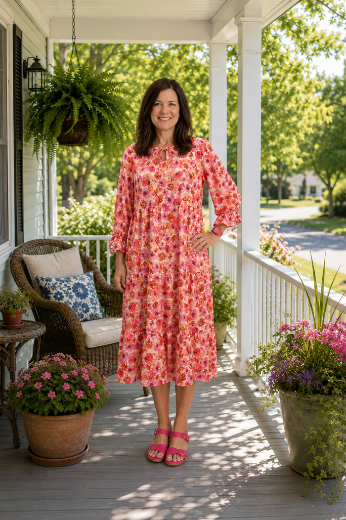 LeAnn-Floral Dress FINAL SALE