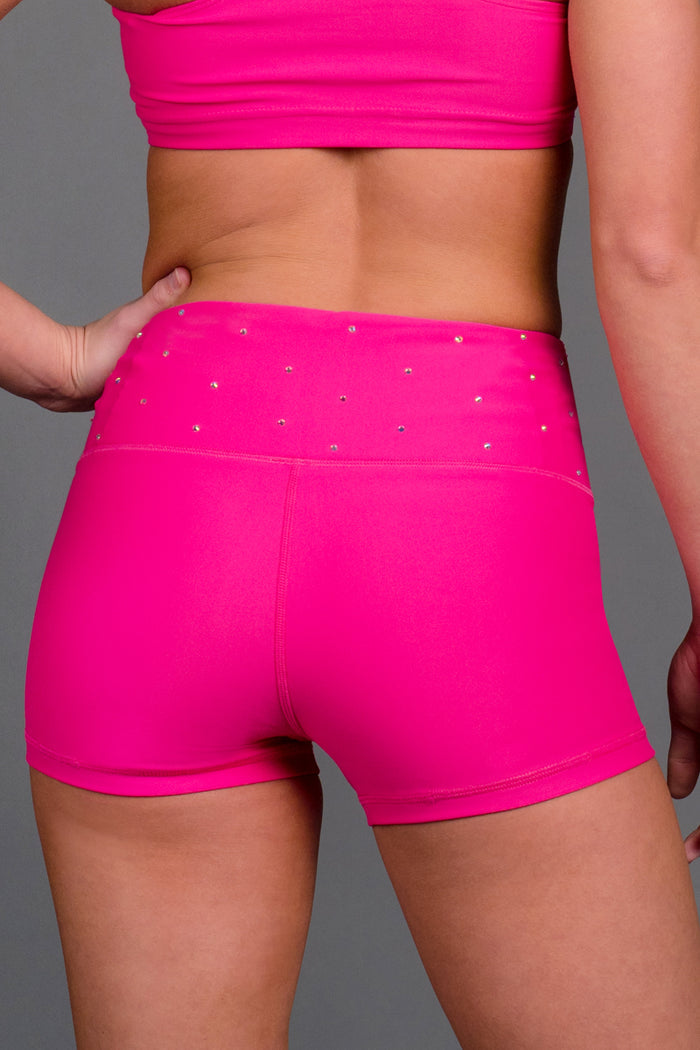 Legendary Compression Short in Hyper Pink Crystal