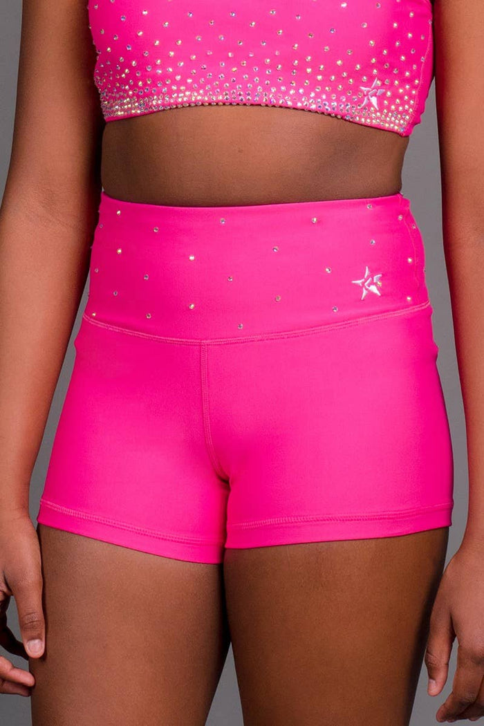 Legendary Compression Short in Hyper Pink Crystal