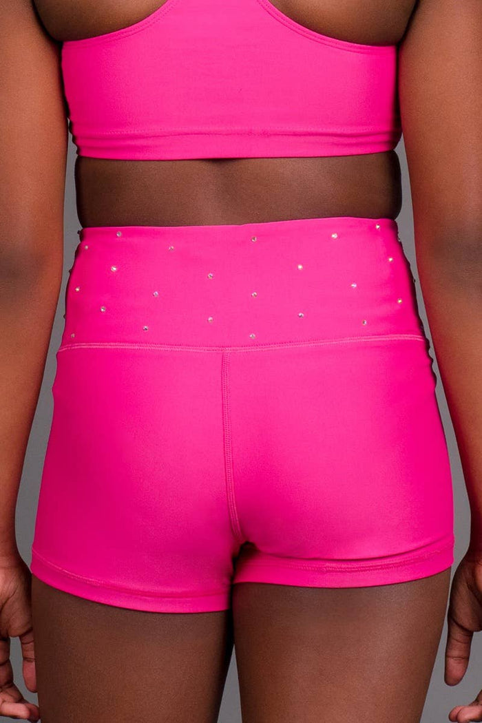 Legendary Compression Short in Hyper Pink Crystal