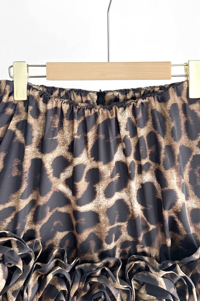 Style the Leopard Blossom Mini Shorts exclusively at Born To Glam