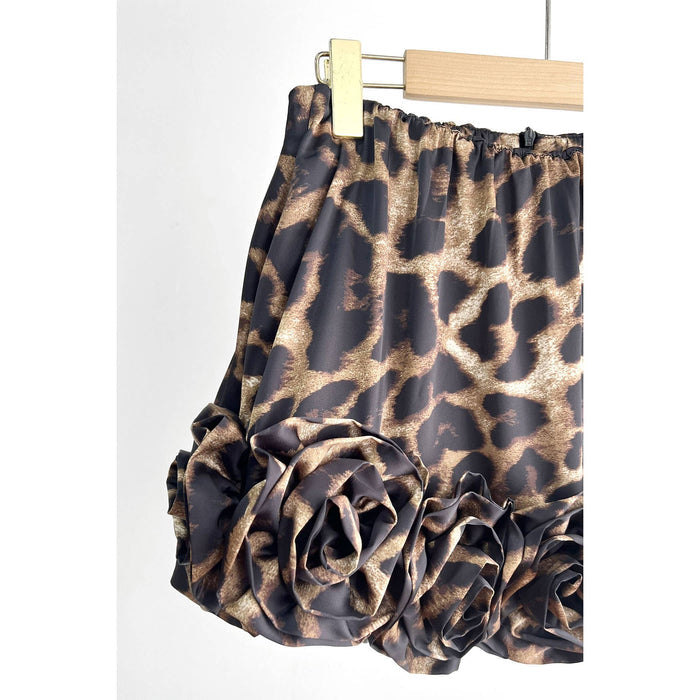 Style the Leopard Blossom Mini Shorts exclusively at Born To Glam