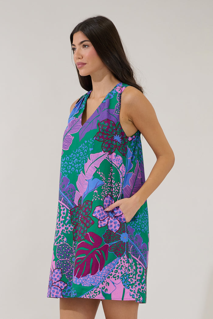 Lerry Shift Mini Dress Tropical