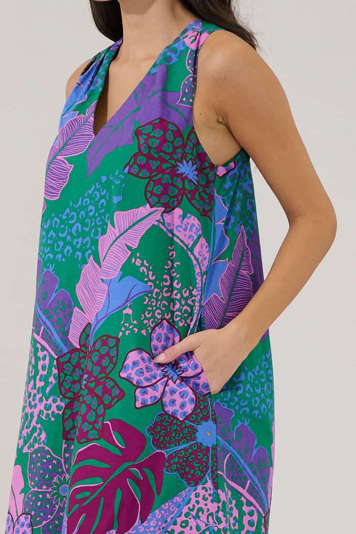 Lerry Shift Mini Dress Tropical