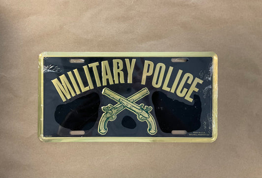 License Plate Military Police