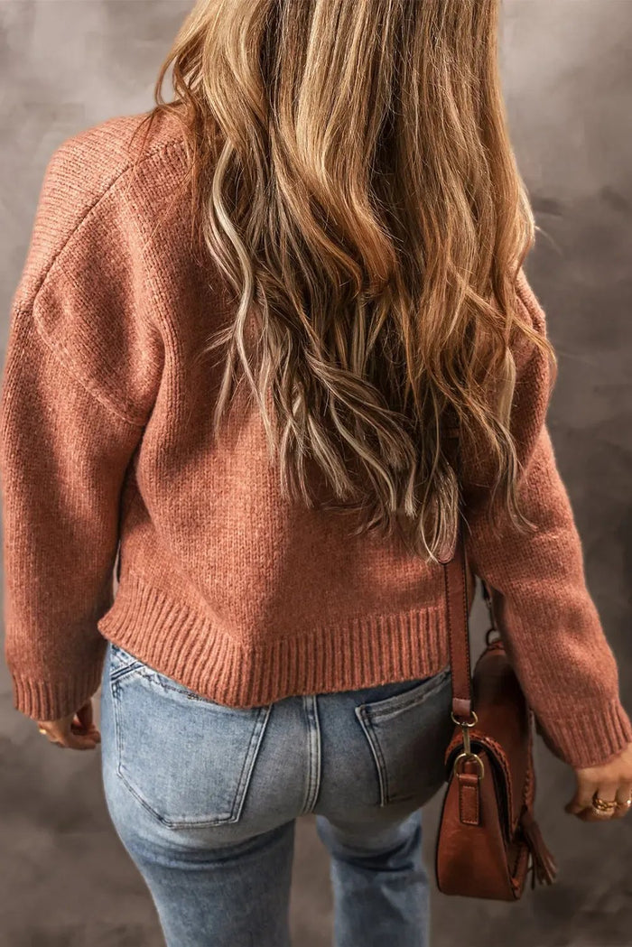 Shop Light French Beige Drop Shoulder Open Front Cropped Cardigan at eAura