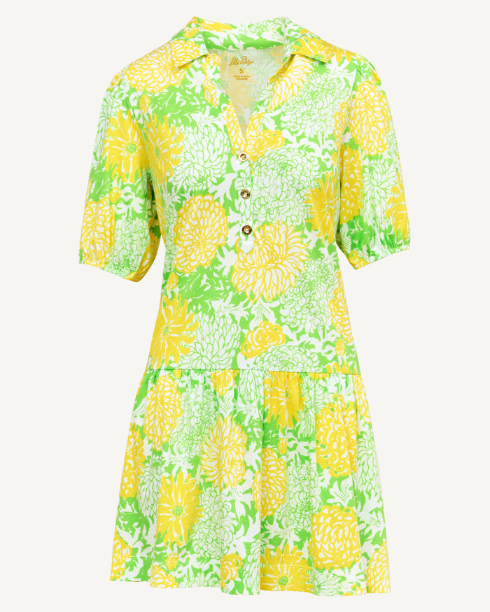 Lilly Pulitzer Bingly Dress - Crocodile Green Mumbo Jumbo
