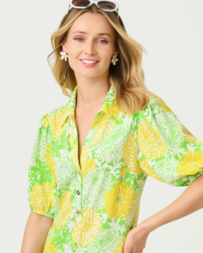 Lilly Pulitzer Bingly Dress - Crocodile Green Mumbo Jumbo