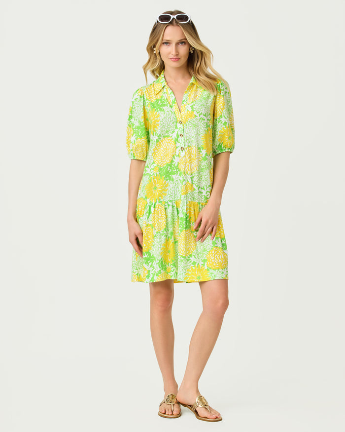Lilly Pulitzer Bingly Dress - Crocodile Green Mumbo Jumbo