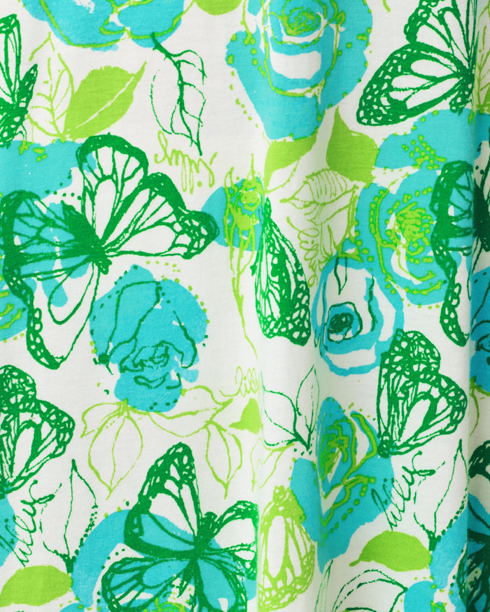 Lilly Pulitzer Dwyer Midi Dress - Resort White Monarch Rose