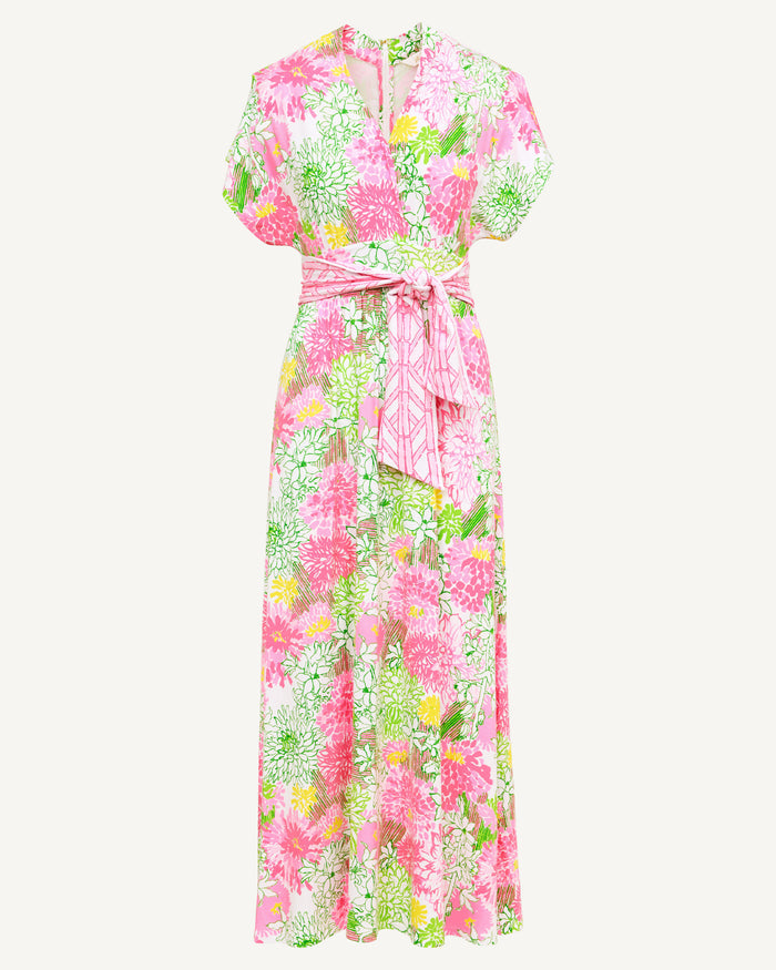 Lilly Pulitzer Keenan Maxi Dress - Resort White Mum Patch