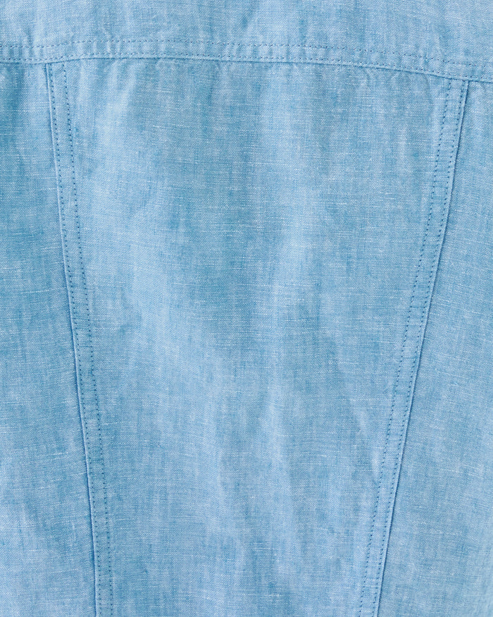 Lilly Pulitzer Seaspray Linen Jacket - Blue Periwinkle