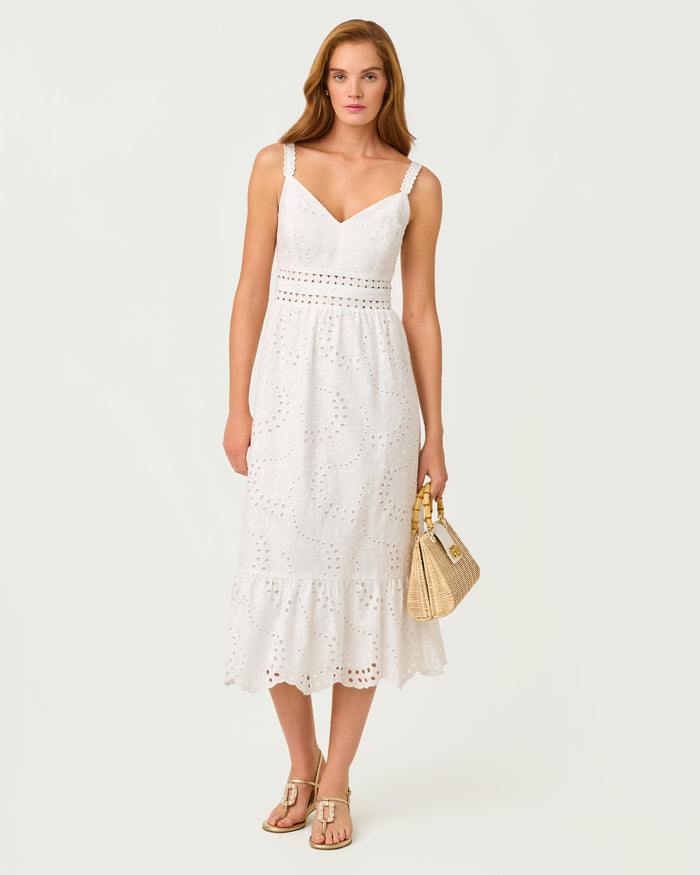 Lilly Pulitzer Tiah Midi Dress - White