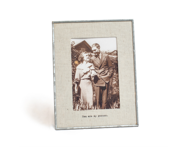 Linen Photo Frame - pick from 7 quotes - Adored A Lovely Boutique
