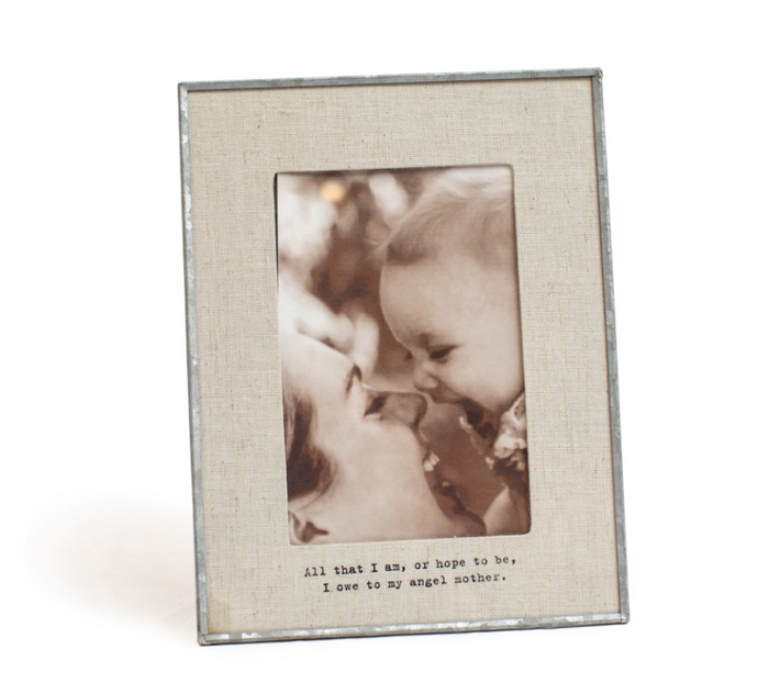 Linen Photo Frame - pick from 7 quotes - Adored A Lovely Boutique