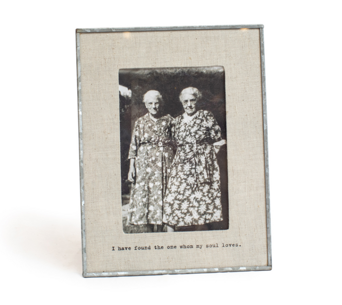 Linen Photo Frame - pick from 7 quotes - Adored A Lovely Boutique