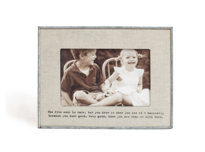 Linen Photo Frame - pick from 7 quotes - Adored A Lovely Boutique
