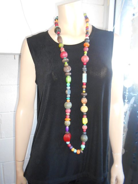 Long Bead Necklace