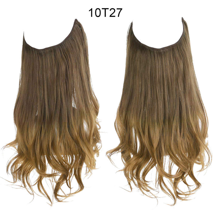 Long Curly Fish Line Wig – Heat-Resistant Fiber
