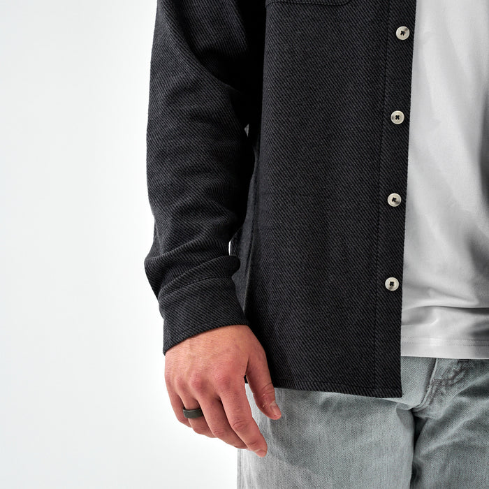 Long Sleeve -  Austin Shirt - Heather Black