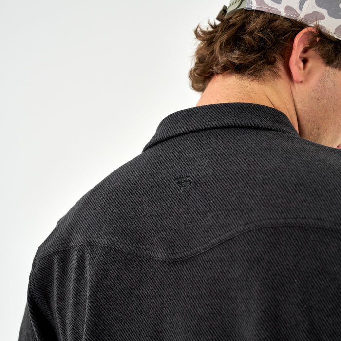 Long Sleeve -  Austin Shirt - Heather Black