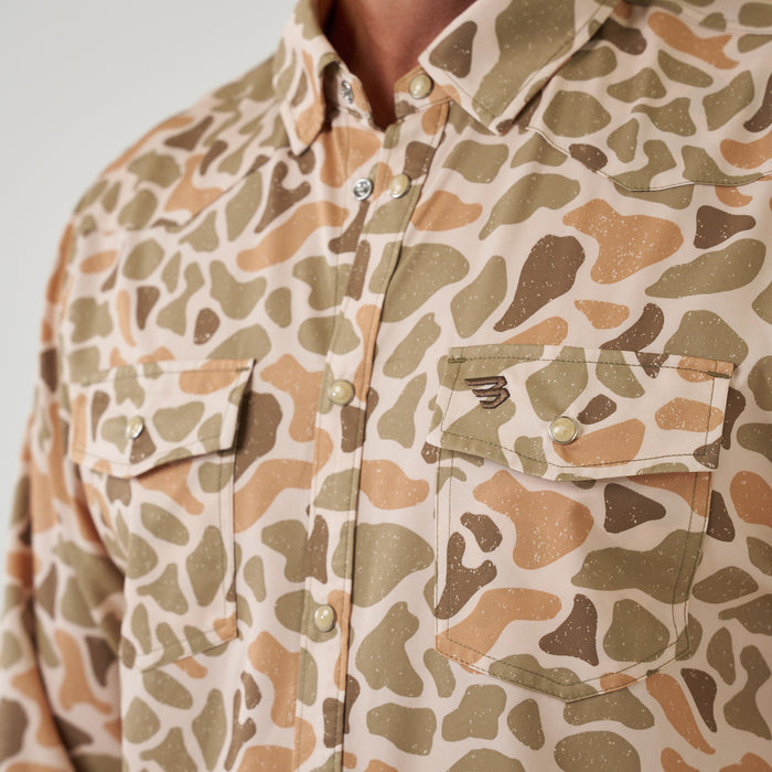 Long Sleeve -  Performance Western Shirt - Venado Camo