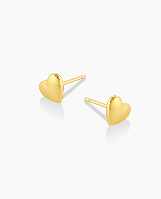 Lou Heart Studs