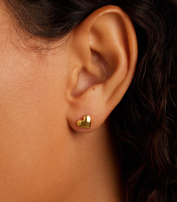 Lou Heart Studs