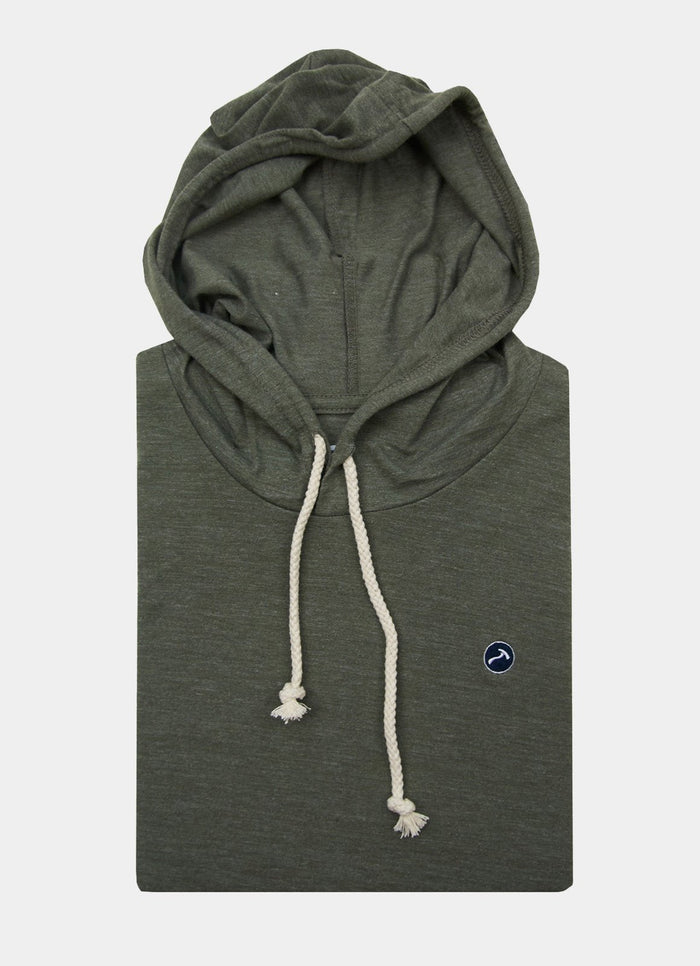 LS Hooded Logo Tee - 15508 - 82542 - Hammer Made