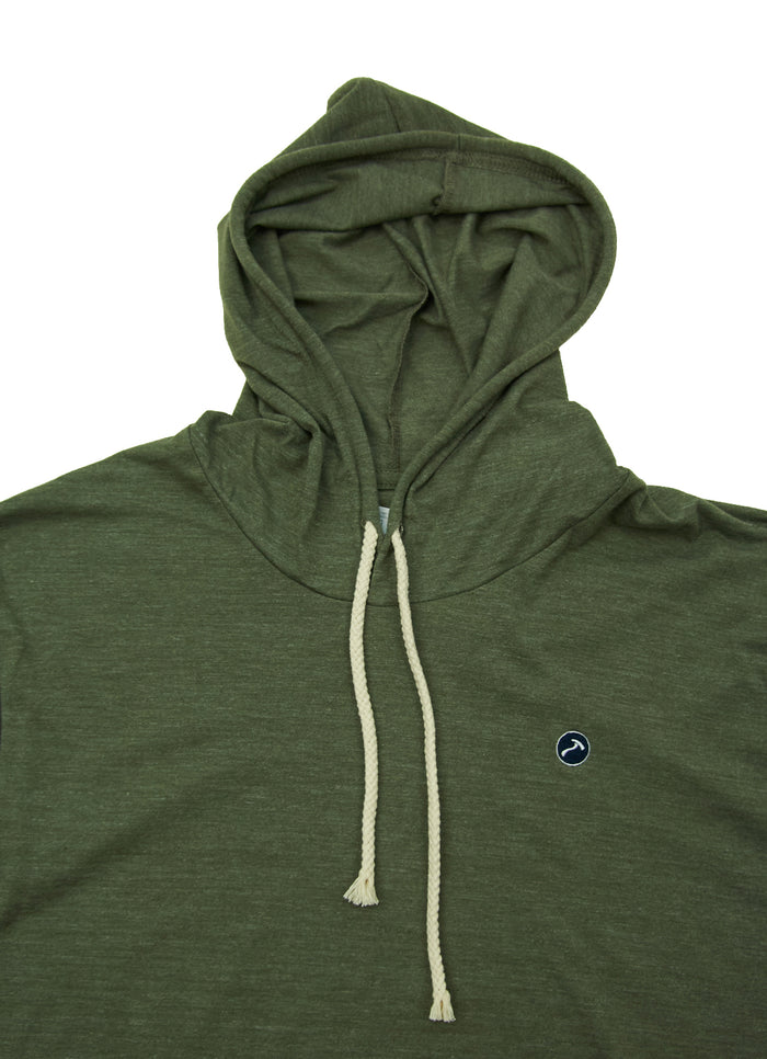 LS Hooded Logo Tee