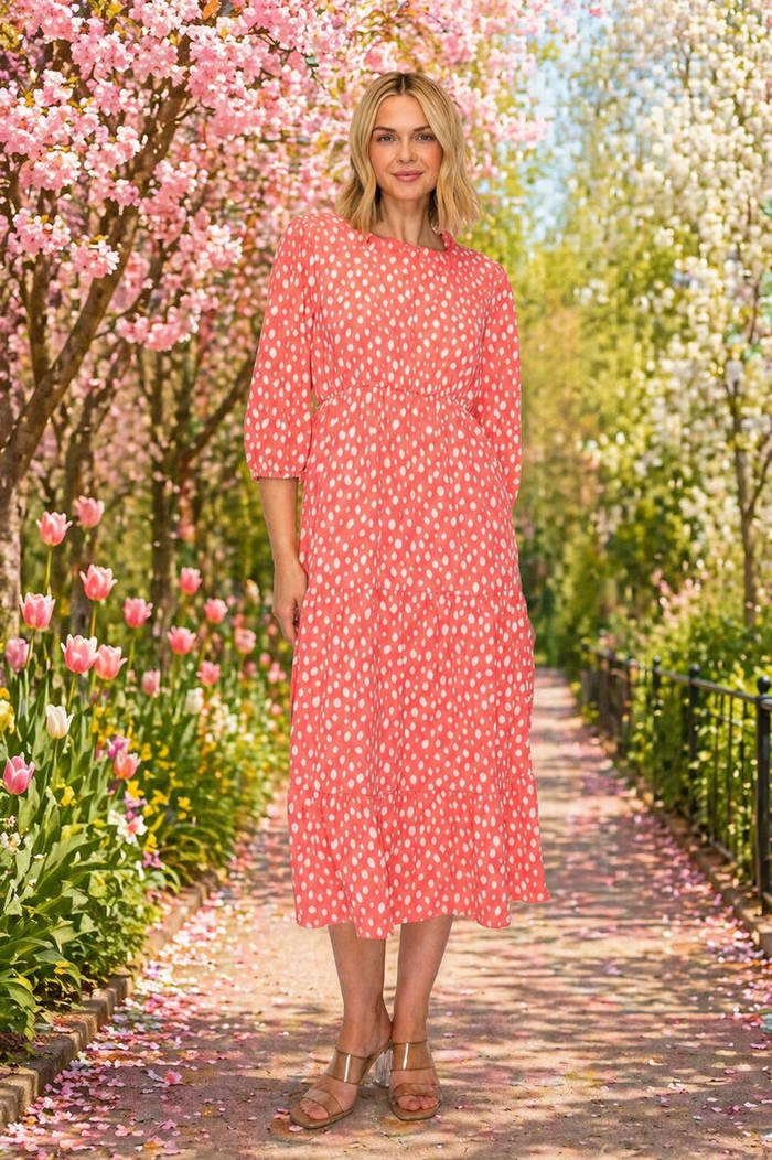 Lucy-Spotted Dress-2 Colors FINAL SALE