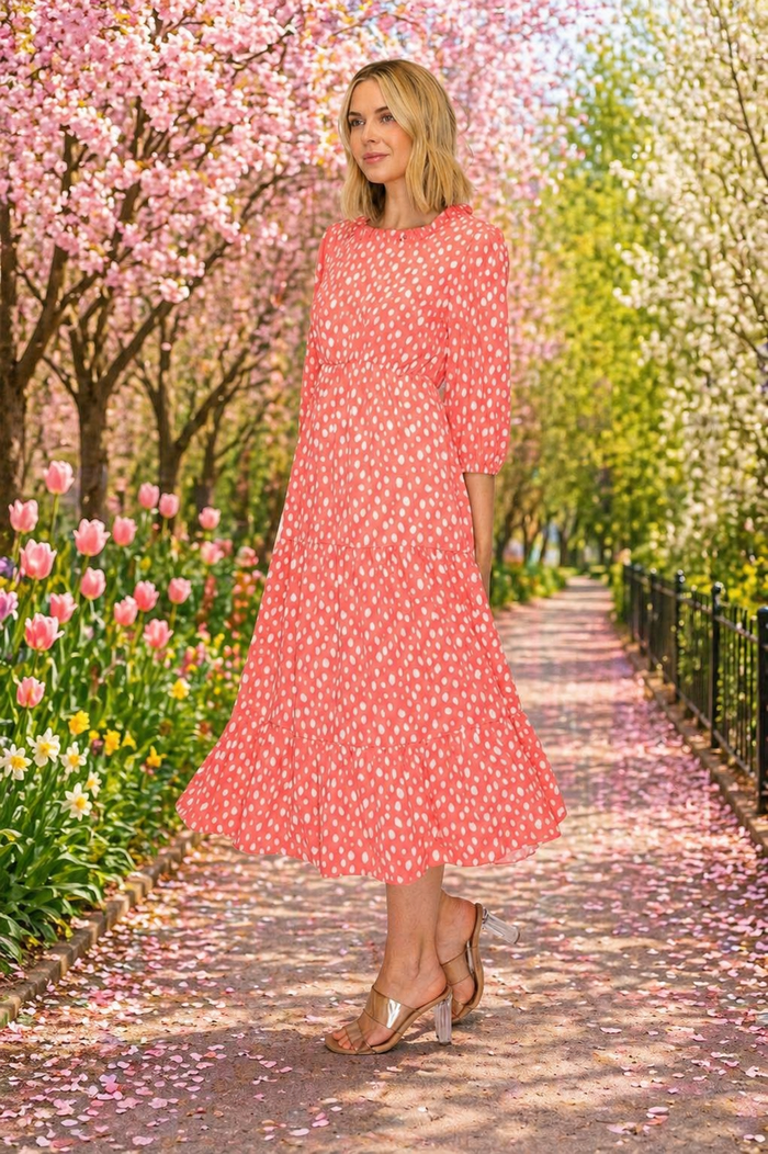 Lucy-Spotted Dress-2 Colors FINAL SALE
