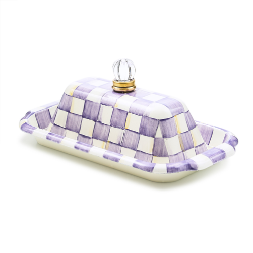 violet check butter box