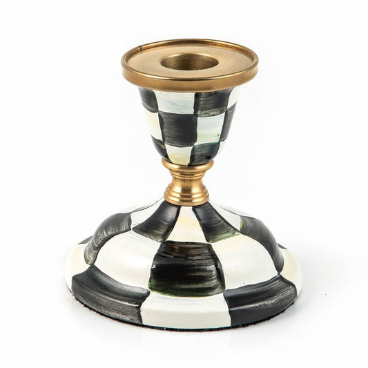 Mackenzie-Childs Candlestick Courtly Check