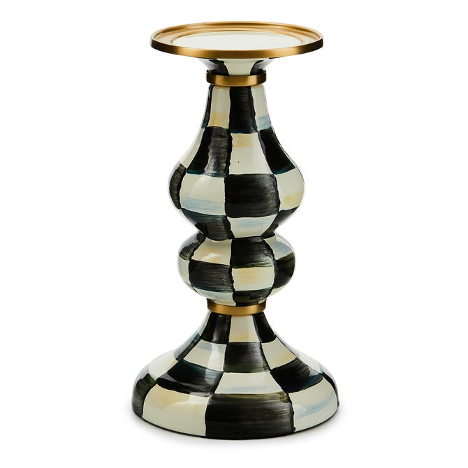 Mackenzie-Childs Candlestick Courtly Check