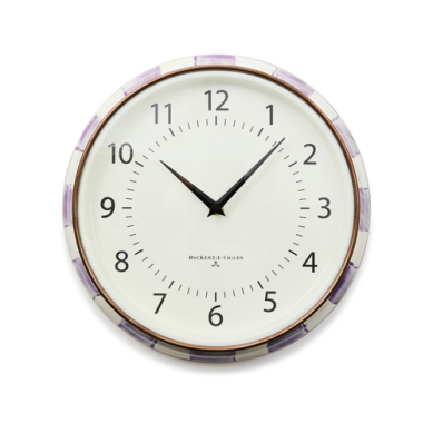 violet check clock