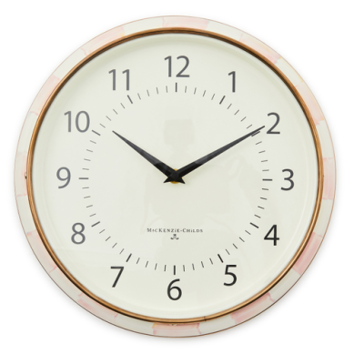 Mackenzie Childs School Wall Clock - Various Patterns