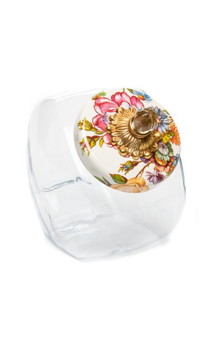 Mackenzie-Childs Sweets Jar with Enamel Lid