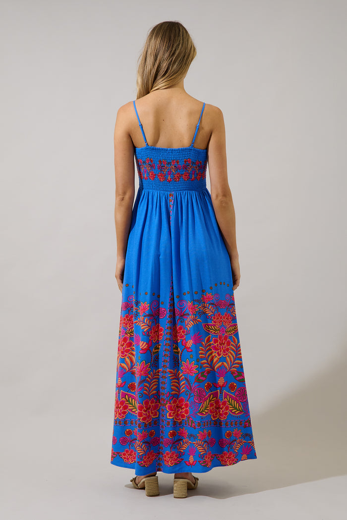 Maline Linen Maxi Dress Keizer Floral