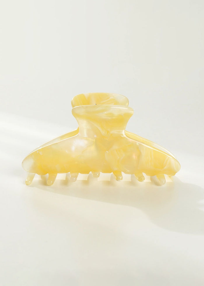 Marbled Yellow Large Claw Clip
