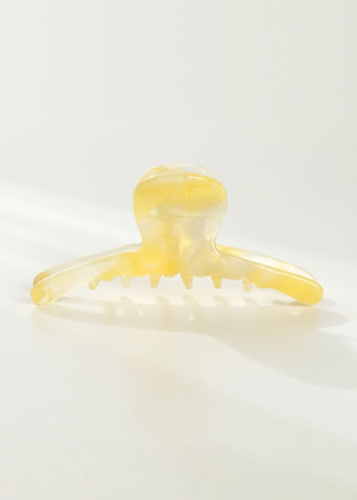 Marbled Yellow Large Claw Clip