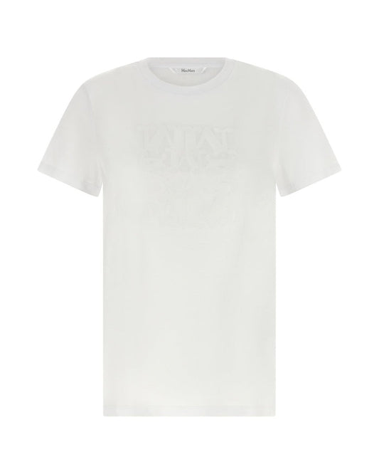 Max Mara White Cotton T-Shirt