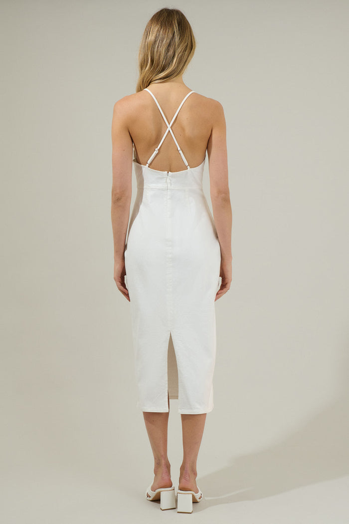 May Millen Bow Midi Dress