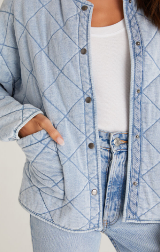 Maya Knit Denim Jacket