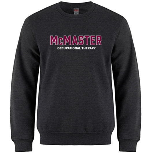 MCMASTER OT Crewneck (2 colour options _ Twill/Embroidery) - Optional Arm Embr.